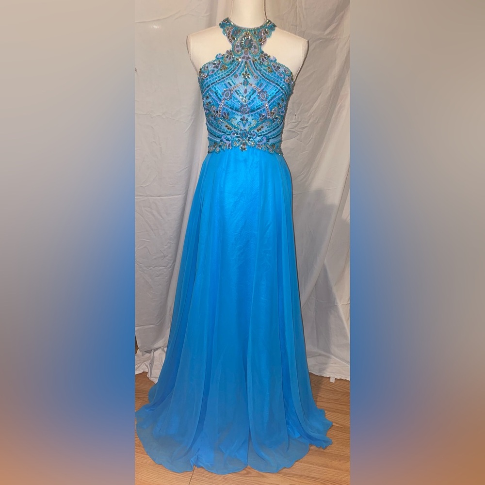 Cinderella Divine Teal Formal Gown - Size 6